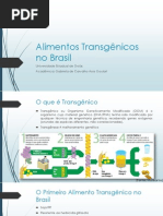 Alimentos Transgênicos no Brasil