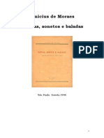Poemas, Sonetos e Baladas - Vinicius de Moraes