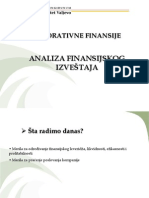 Analiza Finansijskog Izvestaja PDF
