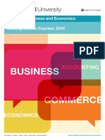 Business and Economics Undergraduate Course Guide 2014 PDF