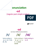 Pronunciation - Ed