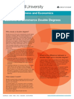 Commerce Double Degrees 2014 PDF