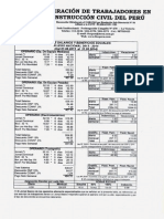 Tabla Salarial Operadores