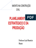 Aula  Planejamento Estratégico e da produção - MODULAR 2011 [Modo de Compatibilidade]