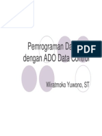 Microsoft PowerPoint - Pemrograman Database Dengan ADO Data