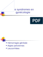 Les Syndromes en Gynecologie