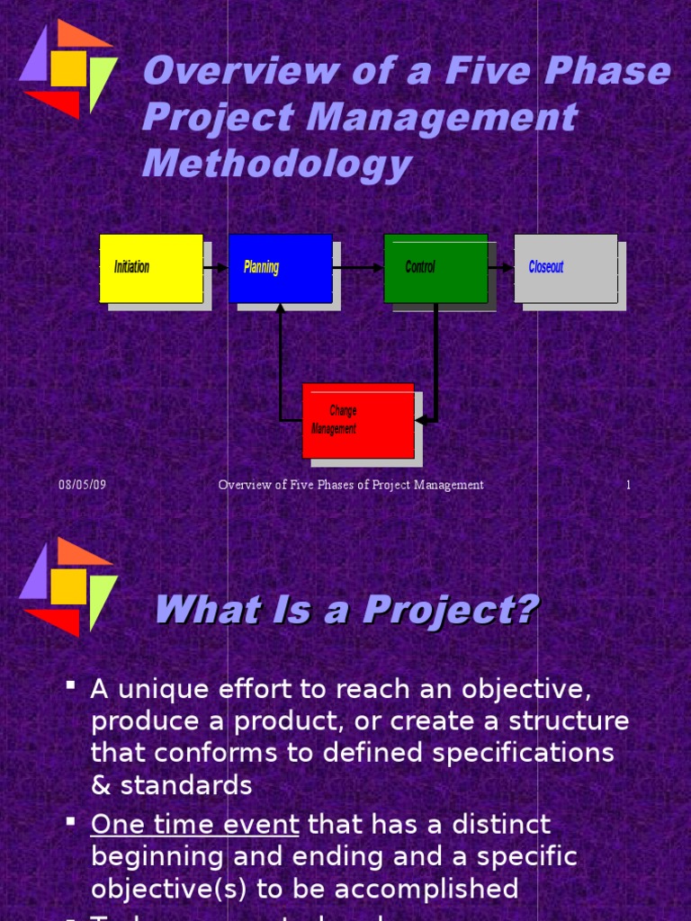 Five Phases of Project Management Guide | PDF | Project Management ...