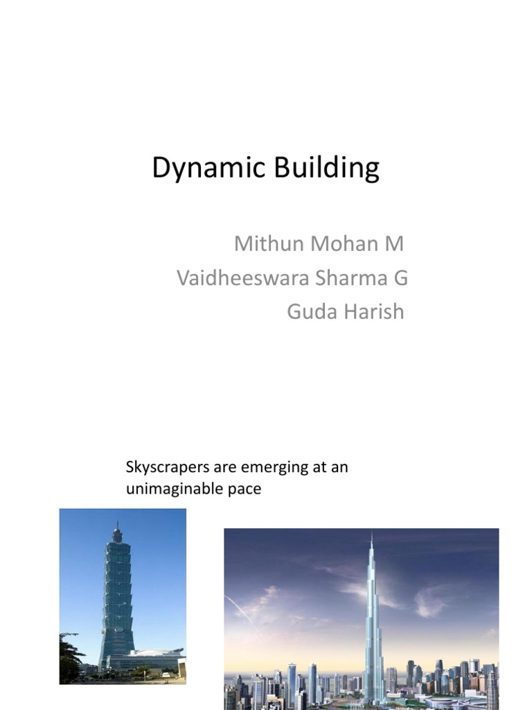 Dynamic Building for Wind Resistance | PDF | Business | Art