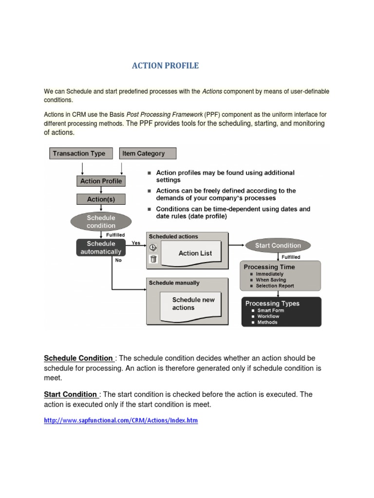 CRM Action Scheduling Guide | PDF