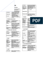 SPM Physics Definitions