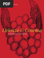 Deleuze and Cinema The Film Concepts PDF Gilles Deleuze Concept 