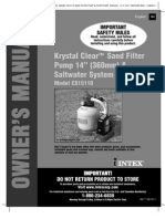 Krystal Clear Sand Filter Pump 14in & Saltwater System - Model CS15110