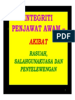 Integriti Penjawat Awam PDF