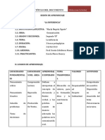 SESIÓN DE APRENDIZAJE La Inferencia