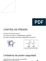 Valvulas de Control de Presión