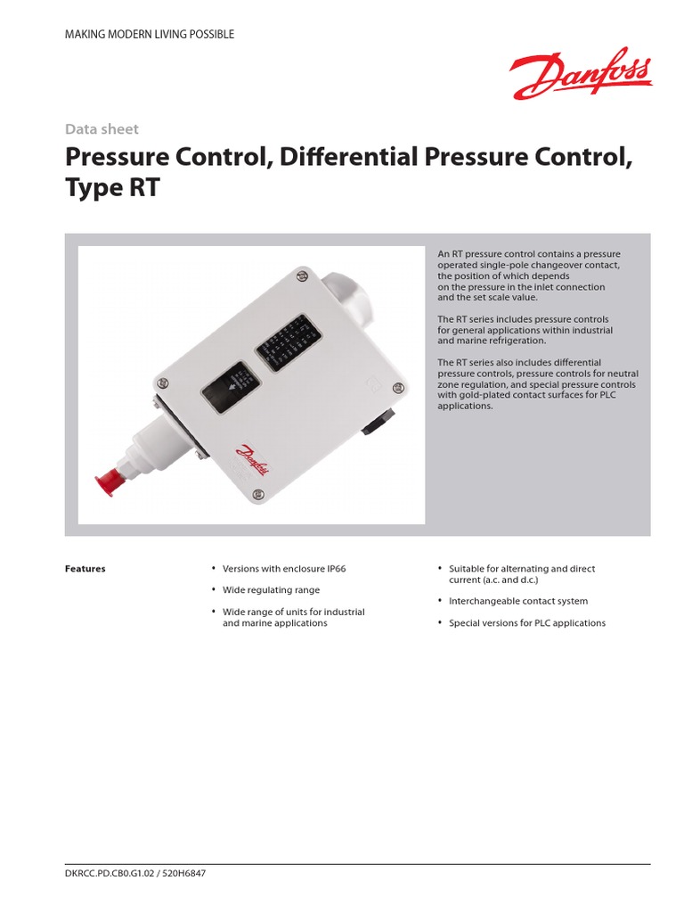 จำหน่าย Danfoss Type RT | PDF | Switch | Alternating Current