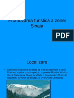 Promovarea Turistica A Zonei Sinaia
