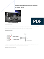 Displacement Measurement Principle Using Fiber Optic Sensors PDF