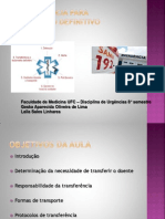 Transferência de pacientes politraumatizados