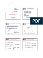 Numerical Methods For Elliptic Equations