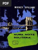 Numa Noite Solitaria Mickey Spillane