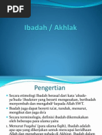 Download Ibadah akhlak presentasippt by Fadhila Yukers SN181673071 doc pdf