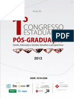 Anais Congresso Pos 2013