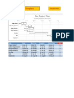 Gantt Box Chart - Template: Our Project Plan