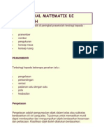 Konsep Awal Matematik Di Prasekolah