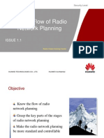 OG 002 Service Flow of Radio Network Planning ISSUE1.1