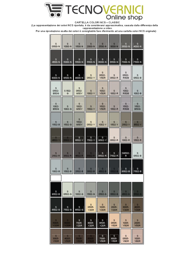 Colori Ncs | PDF