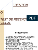 Test Benton: evaluación visoperceptiva y memoria visual