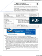 IRCTC LTD, Booked Ticket Printing PDF