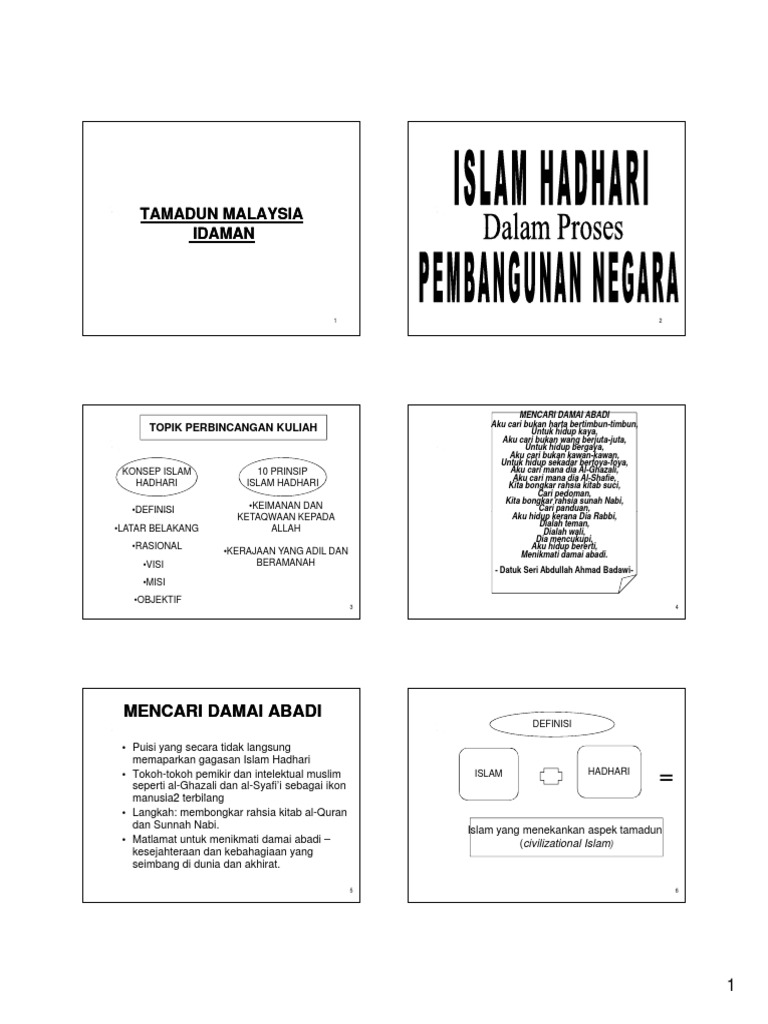 Islam Hadhari Pdf