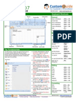 Excel Quick Reference 2007 PDF