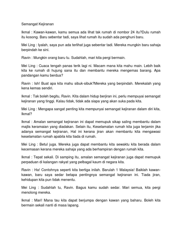 Semangat Kejiranan Pdf