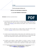 490 - Pasii de Urmat Pentru Obtinerea Unui Certificat de Performanta Energetica