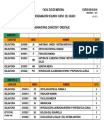 Horario 2o Grado Medicina. Teoria y Practicas 2013 - 14 - v3