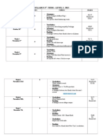 Syllabus Level I 4to Bim