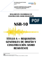 NSR-10 Titulo A