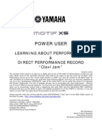 Yamaha Mox6&8 - Playing - Performances