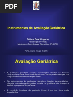 INSTRUMENTOS DE AVALIAÇÃO