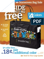 Reusable Nonwoven Bags - 2nd Side Free