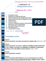 4 Curs - Managementul Carierei