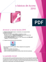 Elementos básicos de Access 2010