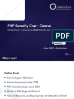 PHP Security Crash Course - 1 - Introduction