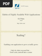 Habits of Highly Scalable Web Applications