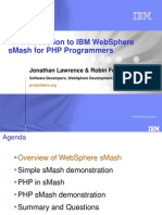 An Introduction to IBM WebSphere sMash for PHP Programmers