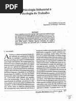 Texto Psic. Org. Trabalho - AZEVEDO, MA - Da Psicologia Industrial à Psicologia do Trabalho