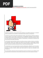 NOÇÕES BÁSICAS DE PRIMEIROS SOCORROS